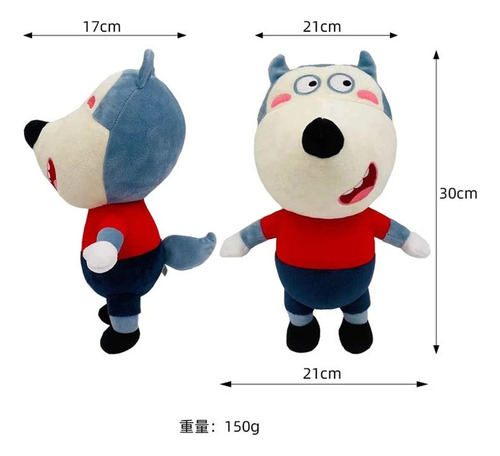 4.11 Juguetes De Peluche Wolfoo De Dibujos Animados De 30