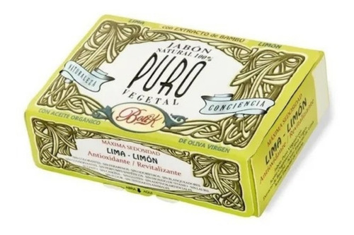 Jabón Sólido Vegetal Boti-k Limón Oliva 85g
