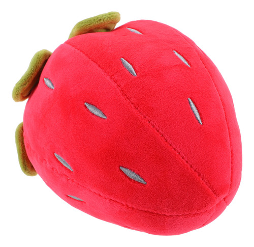Cojín De Peluche Corto Con Forma De Fresa, 1 Unidad, Peluche