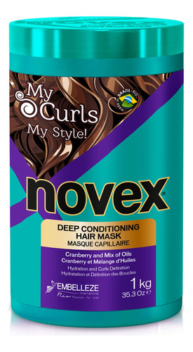 Novex - Crema Y Mascarilla My Curls Memorizer Para Acondici.