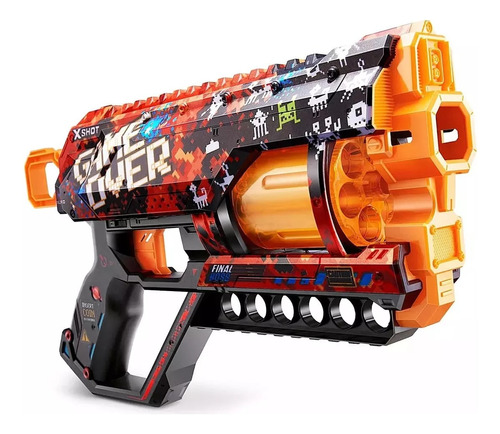 Pistola Lanza Dardos X Shot Skins Griefer + 12 Dardos New