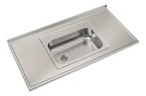 Comprar Mesada Acero Inoxidable Jhonson Bacha Zz52 Centro 120x61 Cm