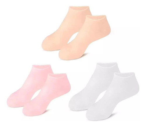 Ba Calcetines De Silicona Hidratantes Y Antigrietas Para