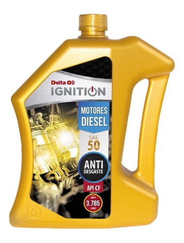 Aceite Motor Diesel Ignition 50 Cf - Caja X 4 Galones