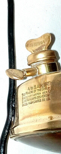 Hornillo Primus Nro. 1 Sueco Antiguo De Bronce,completo. (Usado)