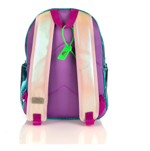 Mochila Princesas Disney Ariel Original Nueva Oficial Color Azul Diseño de la tela ALTA CALIDAD