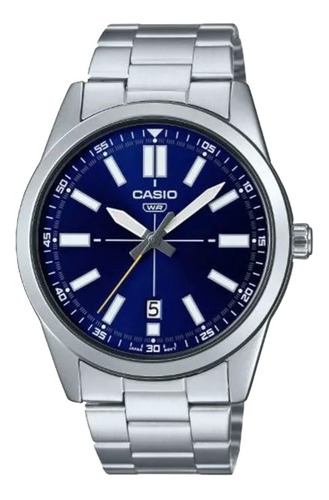 Reloj Casio Men Mtp-vd02d-2e Inoxidable Acero Resiste Agua