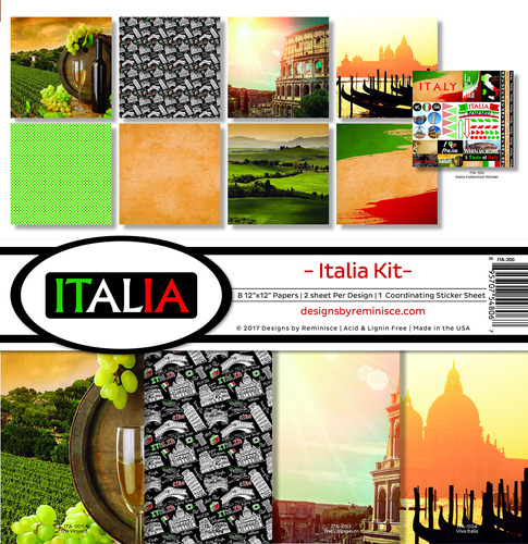 Kit Coleccion Albume Recorte Reminiscencia Italia