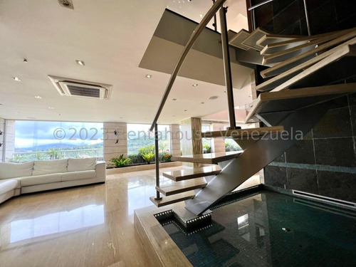 Penthouse De Lujo Y Exclusividad Con Vistas Panorámicas Lomas Del Sol, Caracas. Mo 24-3087