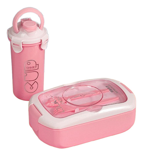 Kit De Lonchera, Recipiente Para Comida Y Vaso