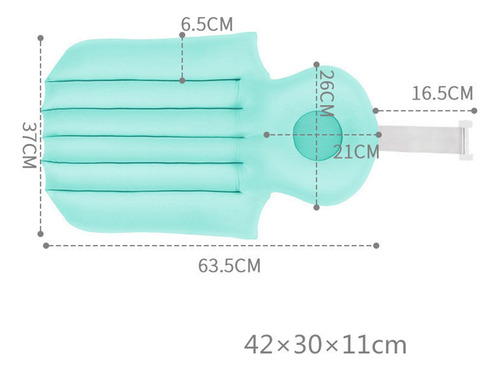 2 Almohadas De Baño De Cuerpo Completo, Antideslizantes,