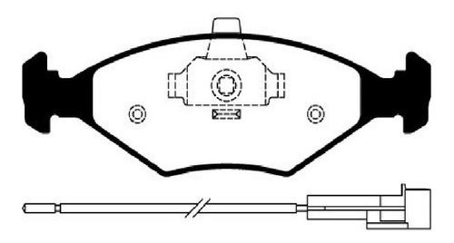 Juego Pastillas De Freno Delanteras Litton Siena Desde 98