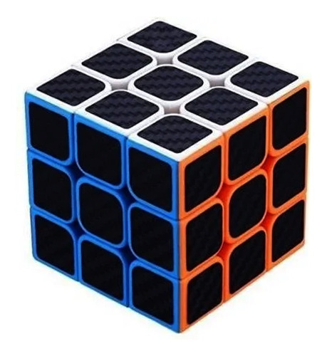 Cubo Magico Tipo Cubo Rubik 3x3 5.8 Cm Magic Cube Carbon