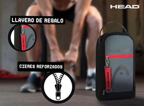 Imagen 5 de 9 de Bolso Botineros Head Unisex Deportivo Futbol Con Llavero