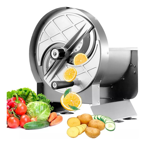 Rebanadora Cortador Manual De Frutas Y Verduras Industrial De 0,3 A 13 Mm De Espesor Ajustable Lazydot