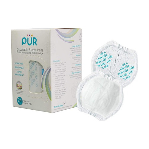 Almohadillas Desechables De Lactancia Para El Pecho 24 Pz