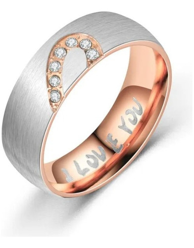 Anillo De Pareja - I Love You X2
