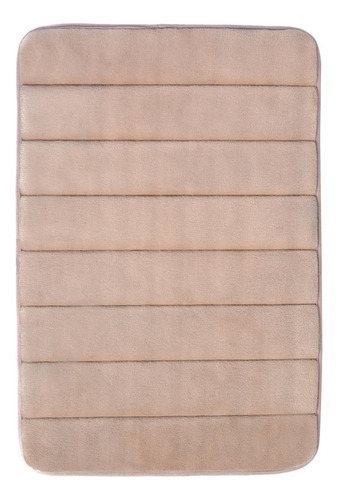 Tapete Para Baño Foam Rc 40 X 60 Cm Taupe Casa Bonita