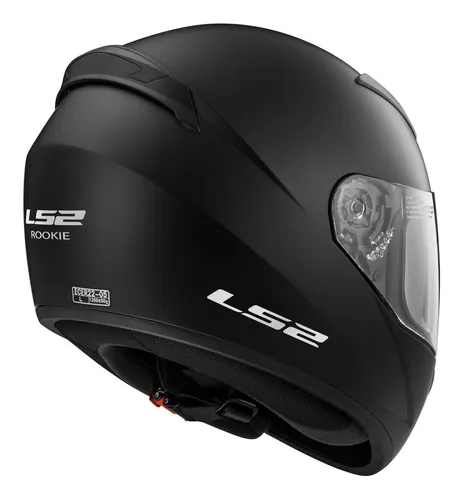 Casco Ls2 352 Liso Negro Mate Talles Varios Hombre Mujer