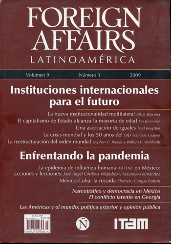 Foreign Affairs Latinoamerica Volumen 9 Numero 3 2009