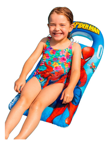 Divertido Flotador Inflable Infantil Spiderman-frozen-110x55