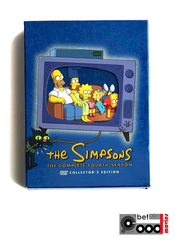 Dvd The Simpsons The Complete 4th Season - Made In Usa