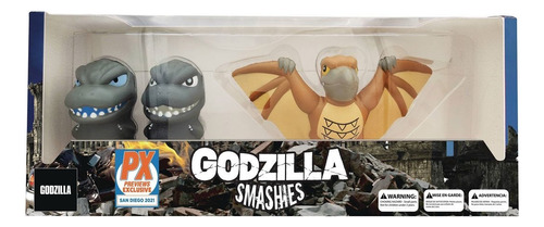 Surreal Entertainment Godzilla Smashies Stress 3-pack Sdcc 