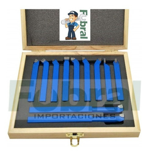 Imagen 1 de 8 de Porta Herramientas Soldadas De 8mm X 90mm 11 Piezas Fubral