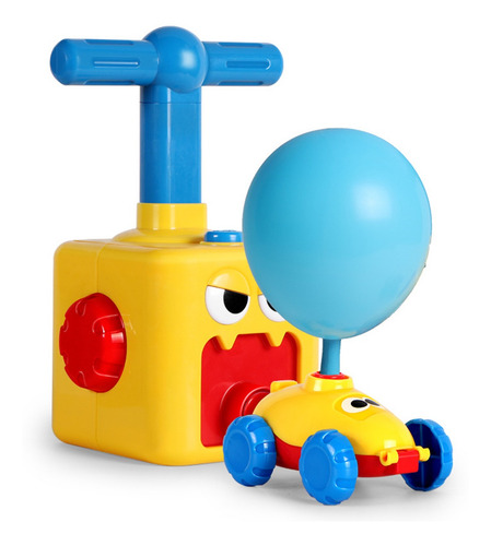 (1 Juego) Balloon Power Car - Caja De Color 3a