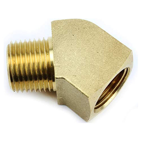 Adaptador Codo Latn 45 Npt 1/2puLG Para Tubera Maxline 50131