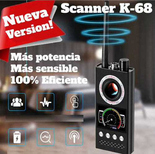Escaner K-68 Detector Anti-espia De Camaras Microfonos Señal