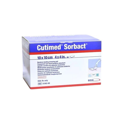 Aposito Cutimed Sorbact 10 X 10 Antibacteriano  Reg Isp 