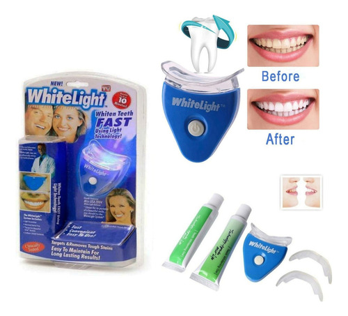 White Light Blanqueador De Dientes 10 Minutos Lámpara Led