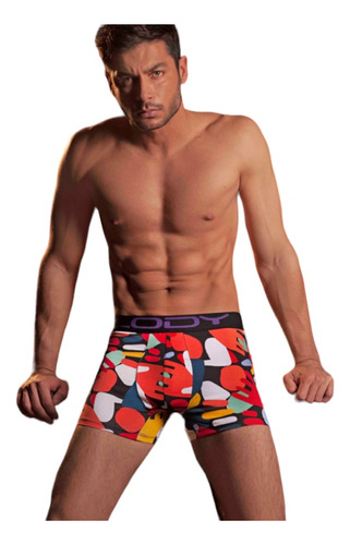 Boxer Lody Men Estampados Algodón Pack X 3 Calzoncillos 