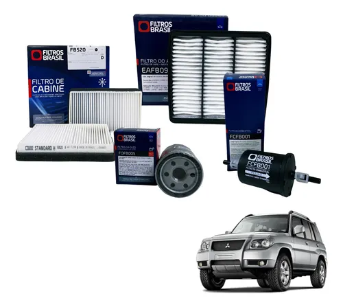 comprar Kit Filtros Revisao Pajero Tr4 2.0 Flex 2007 2008 2009 2010