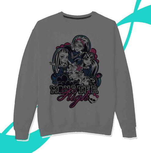 Monster High Sudadera Frankie Draculaura Laguna Blue