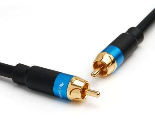 Bluerigger Dual Shielded Subwoofer Audio Rca Al Cable Rca Co