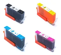 Comprar 4 Cartuchos Tinta 670xl Compatível Hp 4615 3525 5525 4625