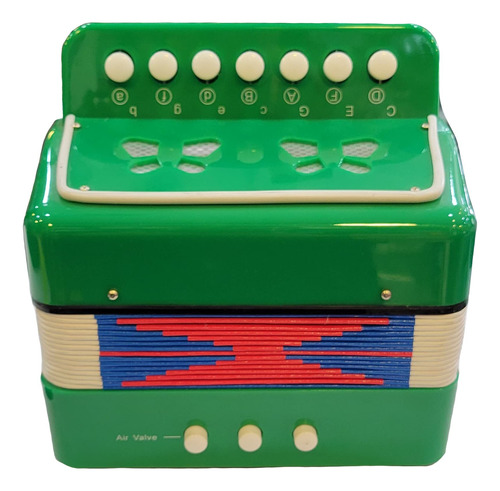 Acordeon De Juguete Verde Versalles