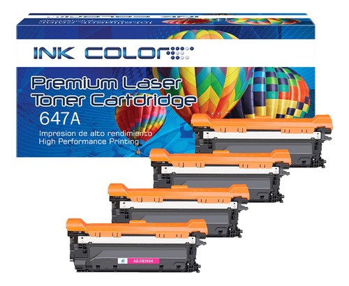 4 Toner Genérico Para Ce260a Laser Cp4025dn Cp4025dn Cp4025n