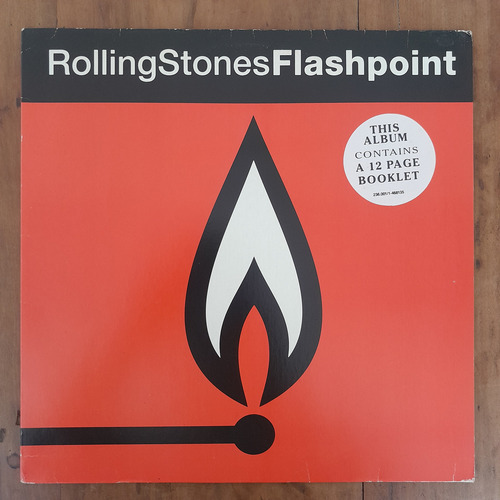 Rolling Stones-flashpoint-lp Com Livreto-vinil (Usado)