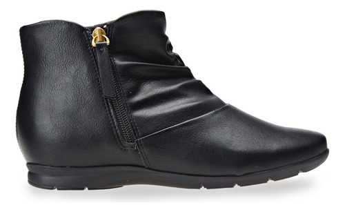 Bota Casual Feminina Cano Curto Comfortflex