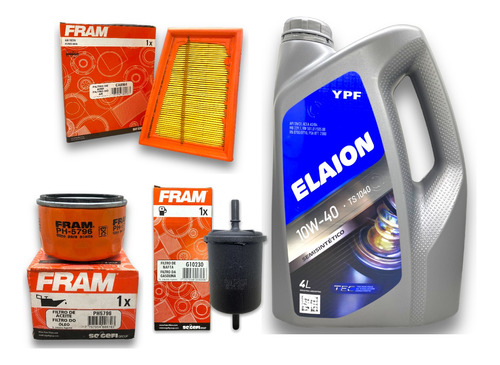 Kit Service 3 Filtros + 4l F30 10w40 Kangoo 1.6 16v K4m Fram