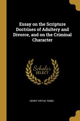 Libro Essay On The Scripture Doctrines Of Adultery And Di...