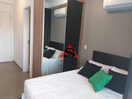 Studio Com 1 Dormitório Para Alugar, 30 M² Por R$ 2.550,00/mês - Brooklin - São Paulo/sp - St0173