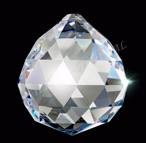 1 Esfera Bola Cristal Egípcio Asfour Feng Shui 50mm (5,0 Cm)