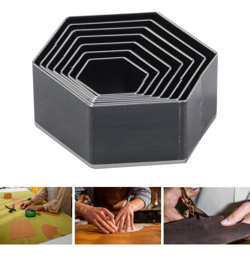 7x Cutter Cutter Cutter Cutter Dies Geométrico De Hexágono