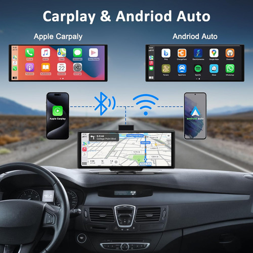 Multimídia Central Smart 10 Polegadas Carplay Wifi Bluetooth