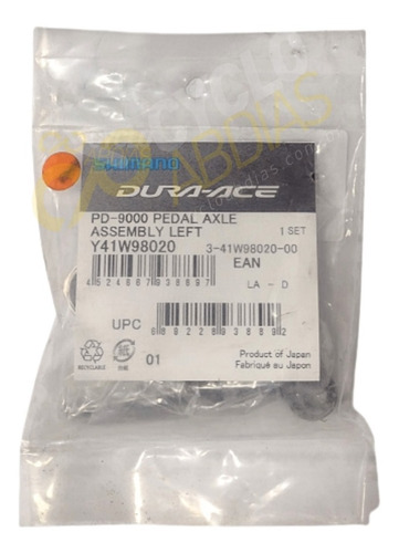 Eixo Esquerdo Para Pedal Shimano Pd-9000 - Com Cone