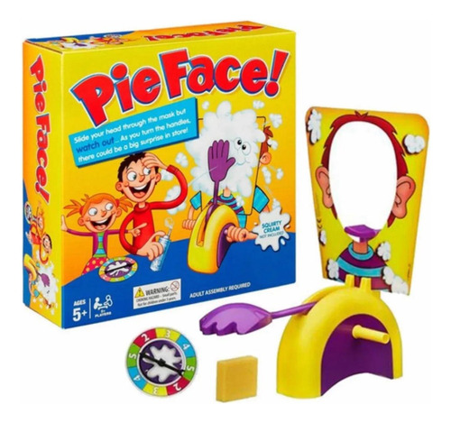 Brinquedo Torta Na Cara Interativo Pie Face Jogo Familia